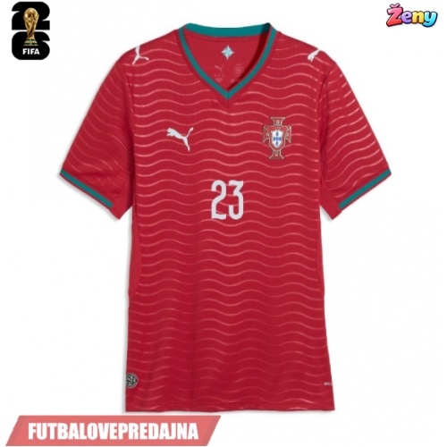 Lacne Ženy Futbalové dres Portugalsko Vitinha #23 MS 2026 Krátky Rukáv - Domáci